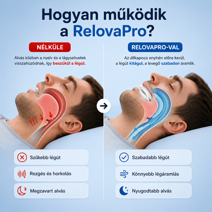 RelovaPro – Horkoláscsökkentő szájbetét